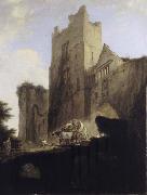 William Hodges View of Part of Ludlow Castle in Shropshire France oil painting artist